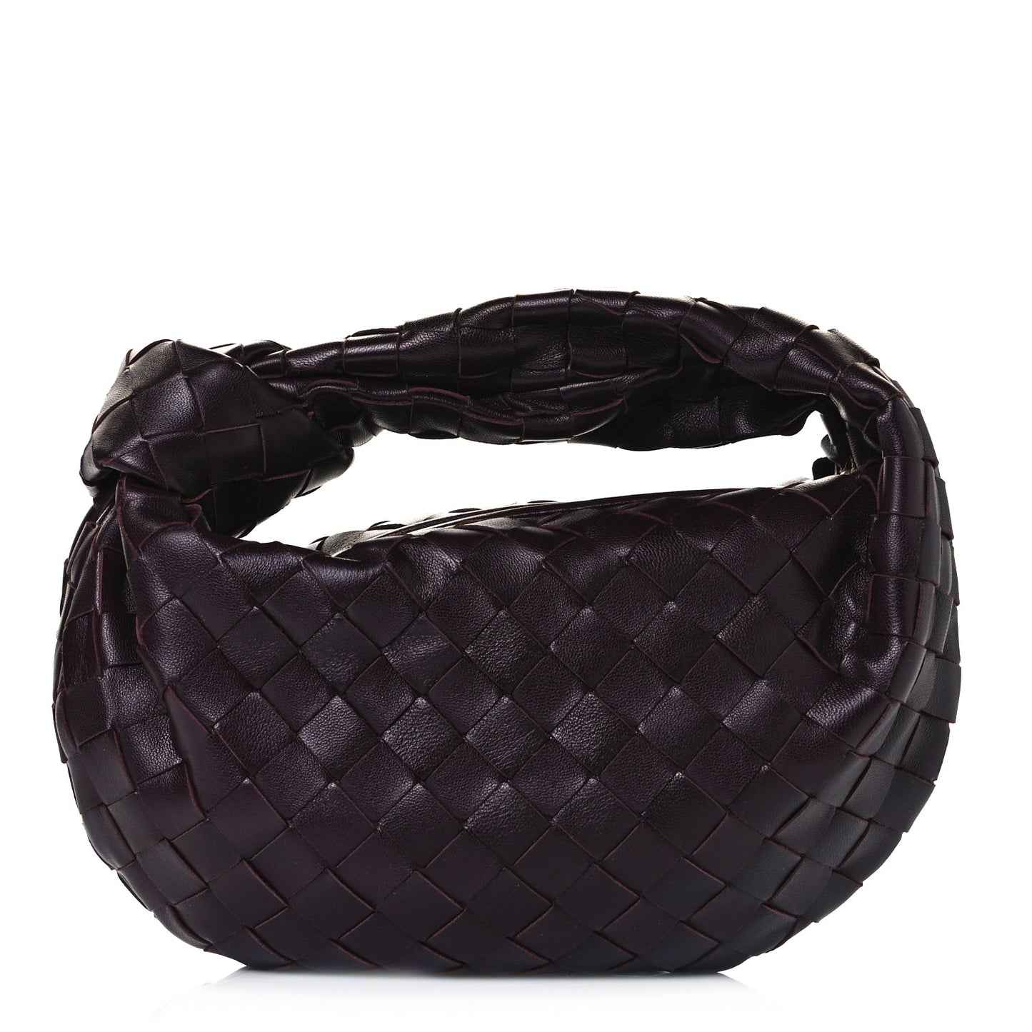 Nappa Intrecciato Mini Jodie Grape