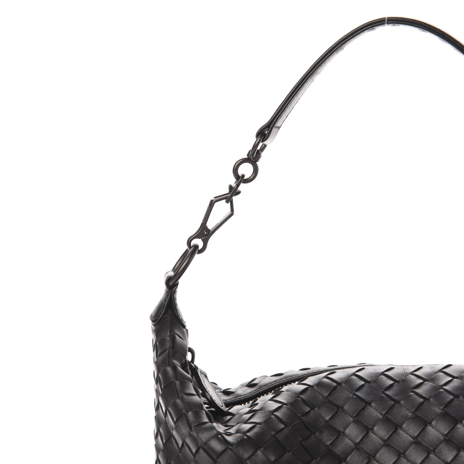 Bottega Veneta Nappa Intrecciato Small Shoulder Bag Black 20 of 20