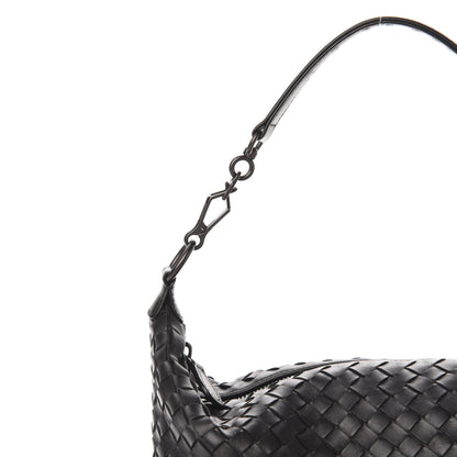 Bottega Veneta Nappa Intrecciato Small Shoulder Bag Black 20 of 20