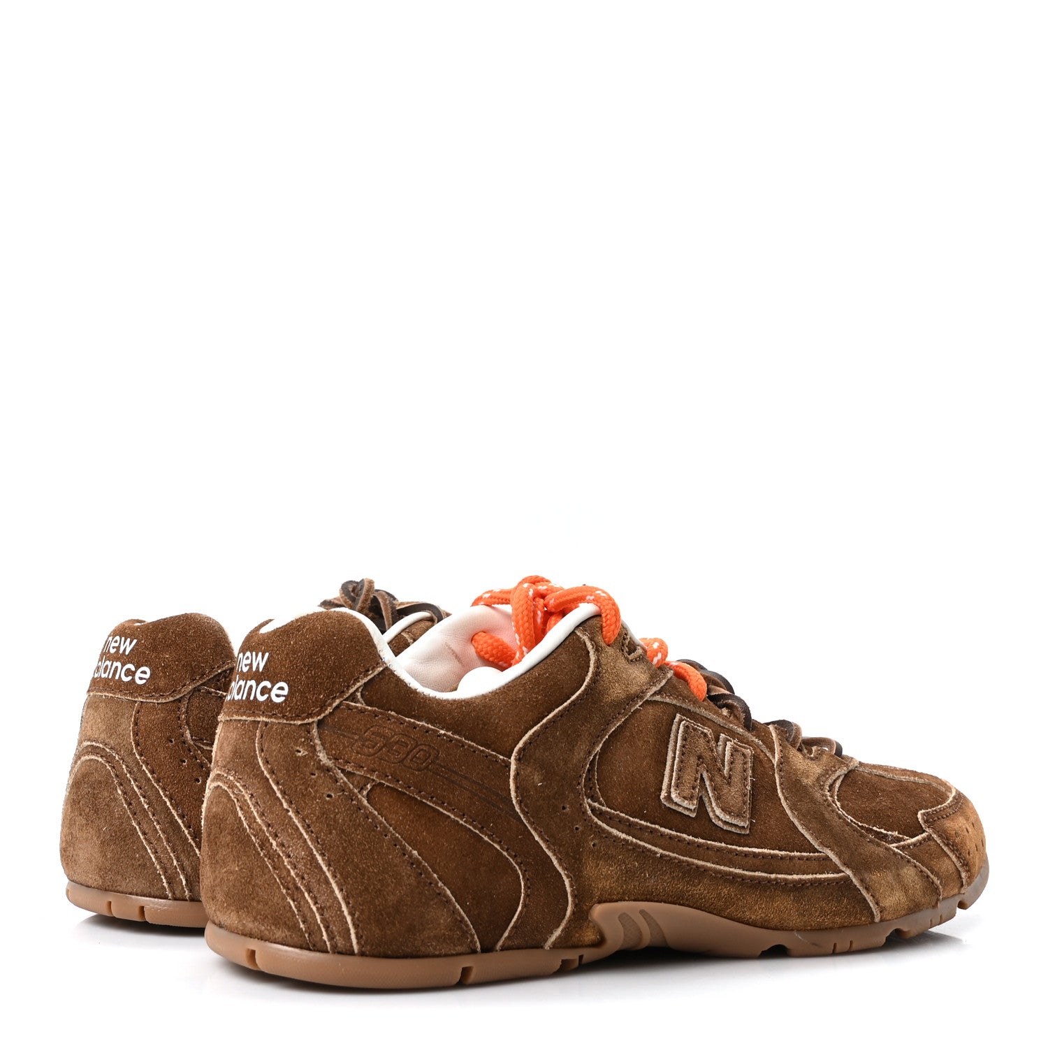 Miu Miu X NEW BALANCE Suede 530 SL Sneakers 37.5 Cinnamon 5 of 9