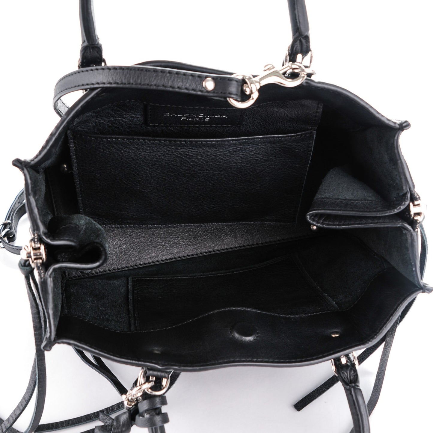 Calfskin Papier Mini A4 Tote Black