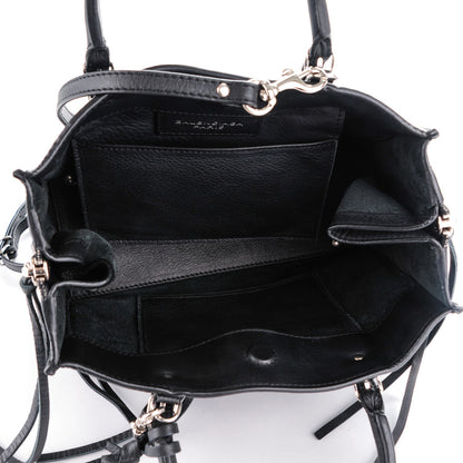 Balenciaga Calfskin Papier Mini A4 Tote Black 5 of 7