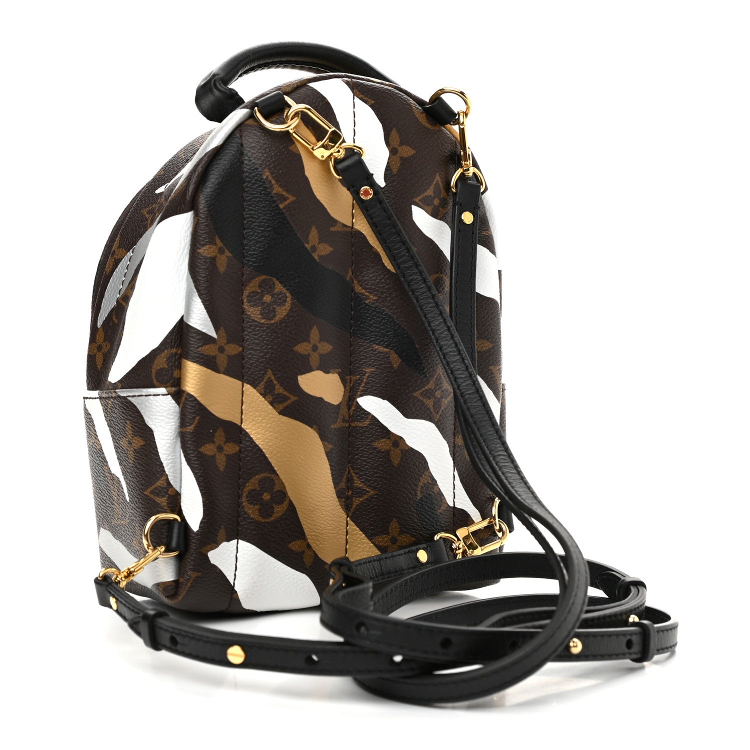 Louis Vuitton X LOL Monogram Palm Springs Backpack Mini Gold Silver 3 of 12