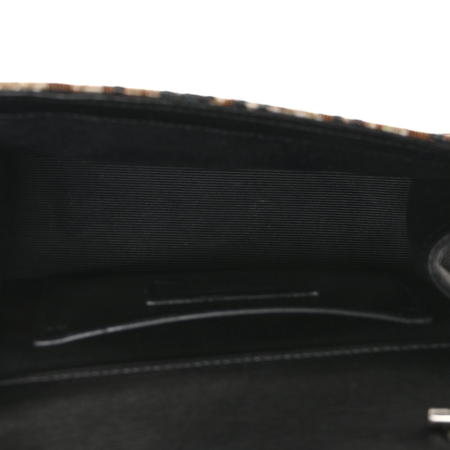 Saint Laurent Canvas Leopard Print Fringe Baby Monogram Satchel Black Multicolor 5 of 10