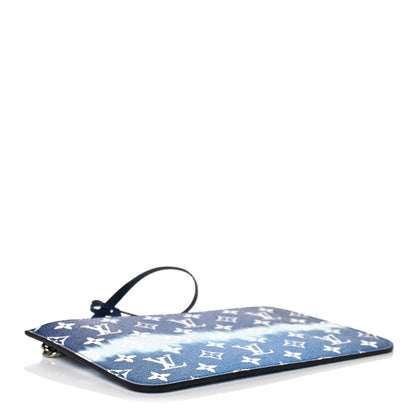 Louis Vuitton Monogram Escale Neverfull MM GM Pochette Blue 4 of 8