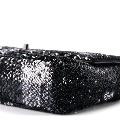 Chanel Sequin Quilted Small Single Flap Black 10 of 11
