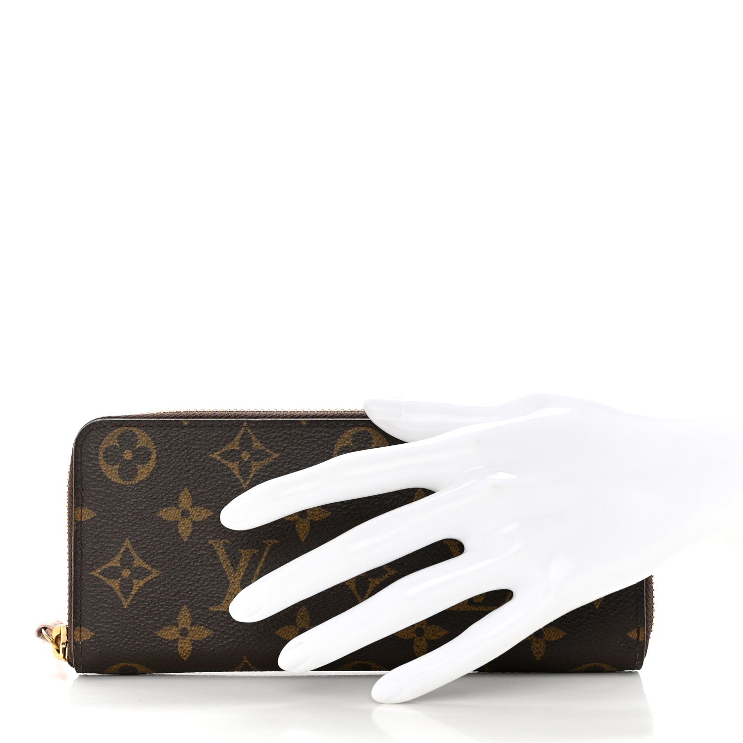 Louis Vuitton Monogram Clemence Wallet Rose Ballerine 2 of 7