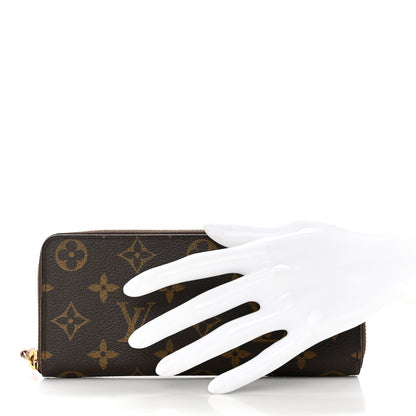 Louis Vuitton Monogram Clemence Wallet Rose Ballerine 2 of 7