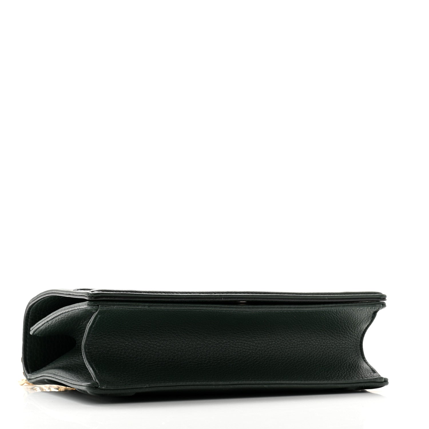 Christian Dior Grained Calfskin Medium Diorama Flap Bag Green 4 of 11