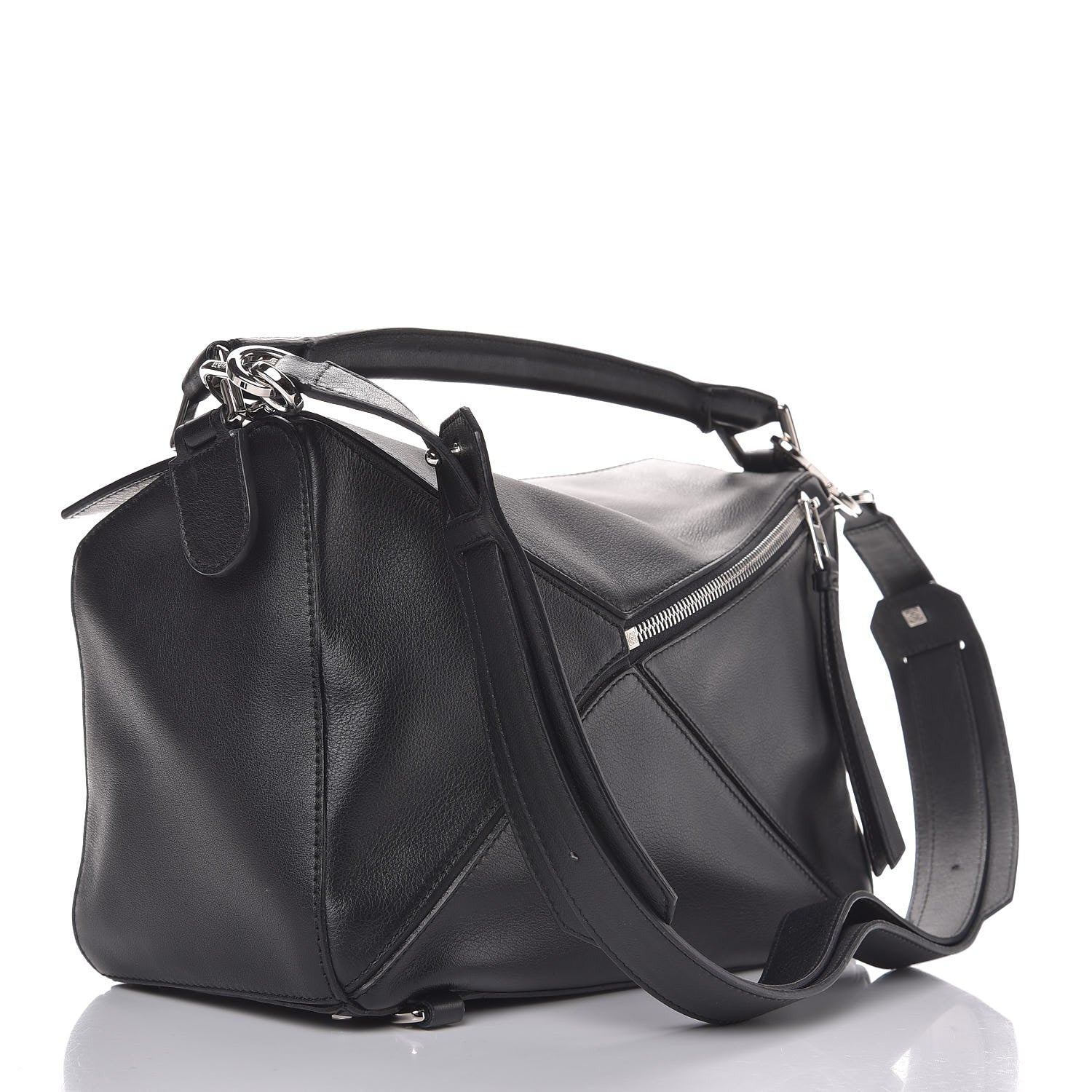 Loewe Calfskin Puzzle Bag Black 3 of 7