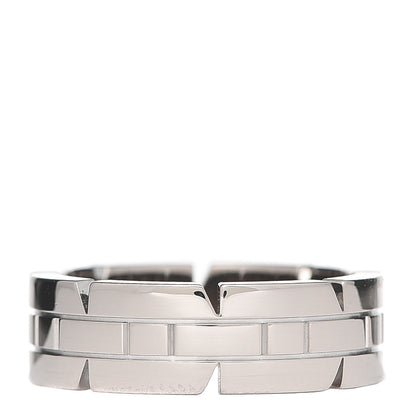 Cartier 18K White Gold Tank Francaise Band Ring 50 5.25 1 of 4