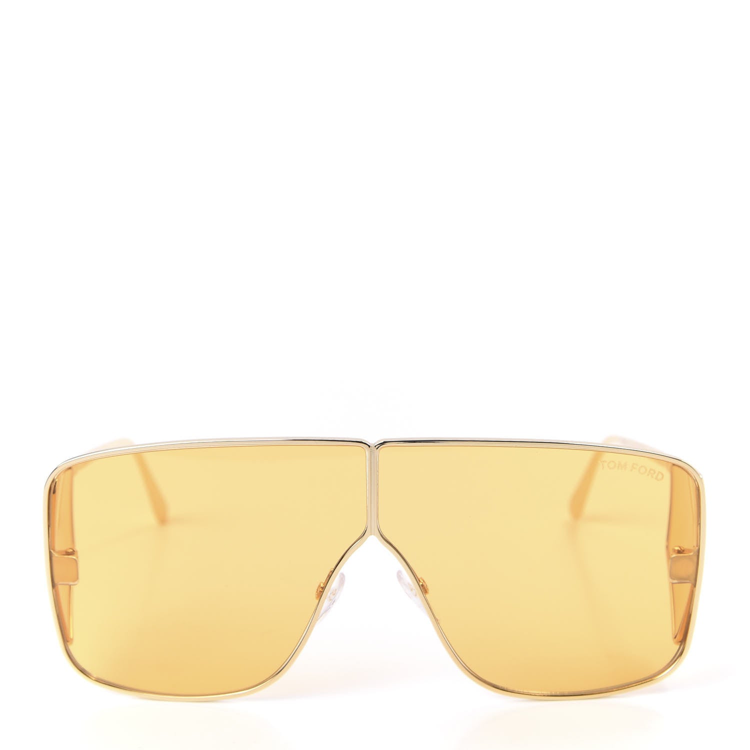Tom Ford Square Spector Sunglasses TF 708 Gold 2 of 8