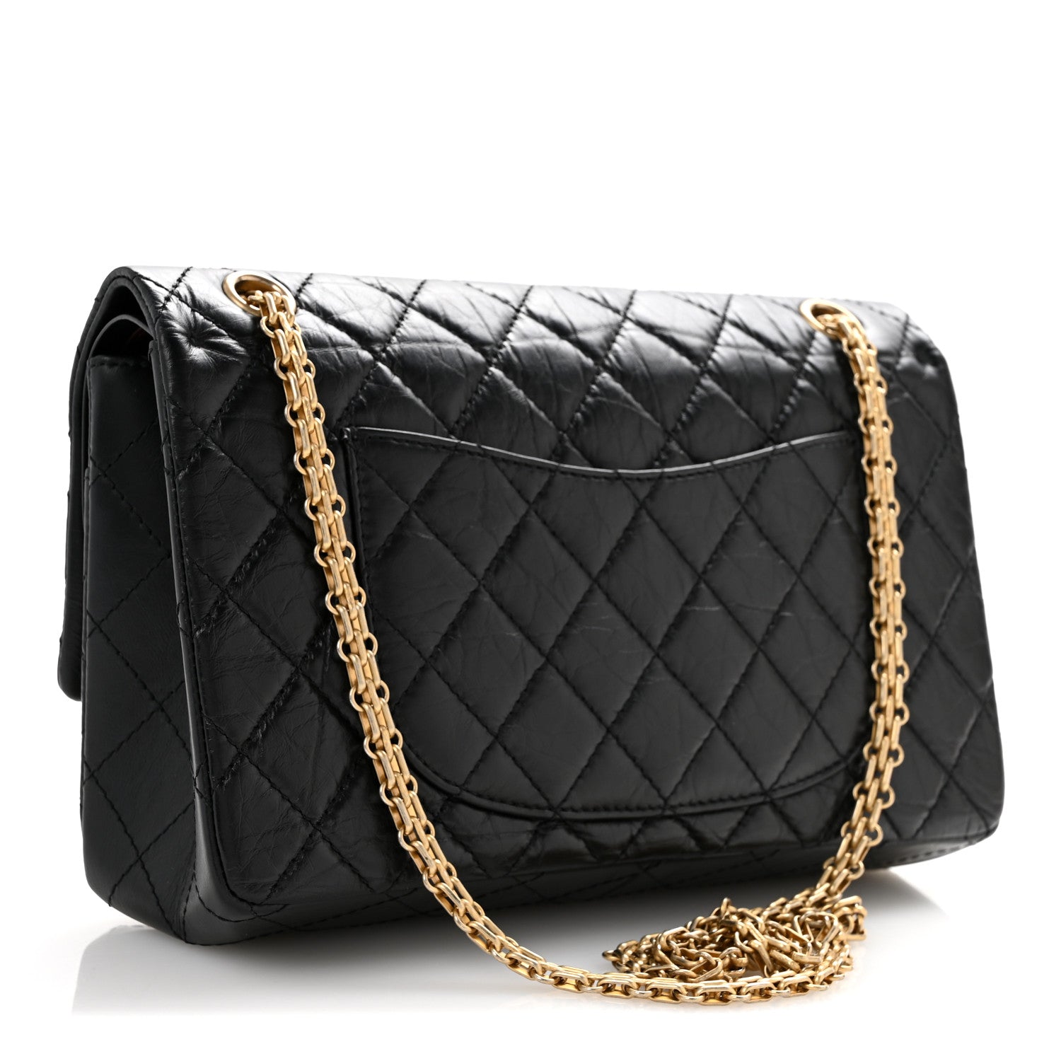 Chanel Aged Calfskin Quilted 2.55 Reissue 226 Flap Black 3 of 12