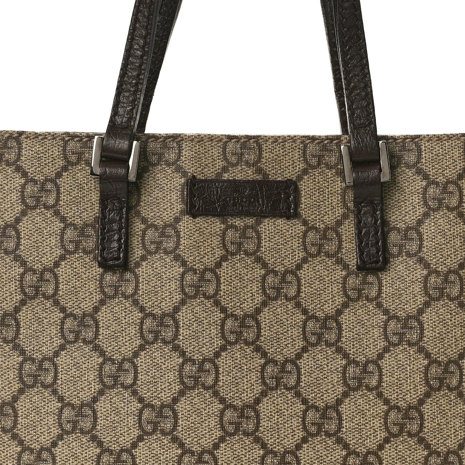 Gucci GG Supreme Monogram Mini Vertical Tote Dark Brown 8 of 17