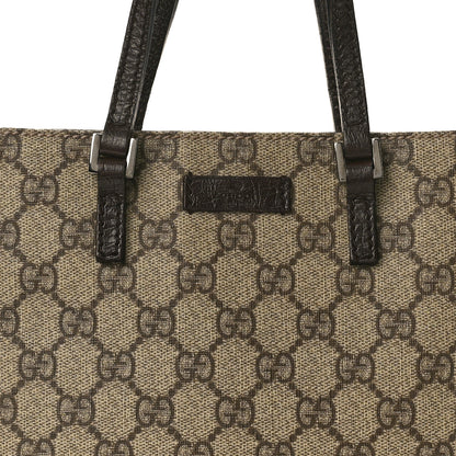 Gucci GG Supreme Monogram Mini Vertical Tote Dark Brown 8 of 17