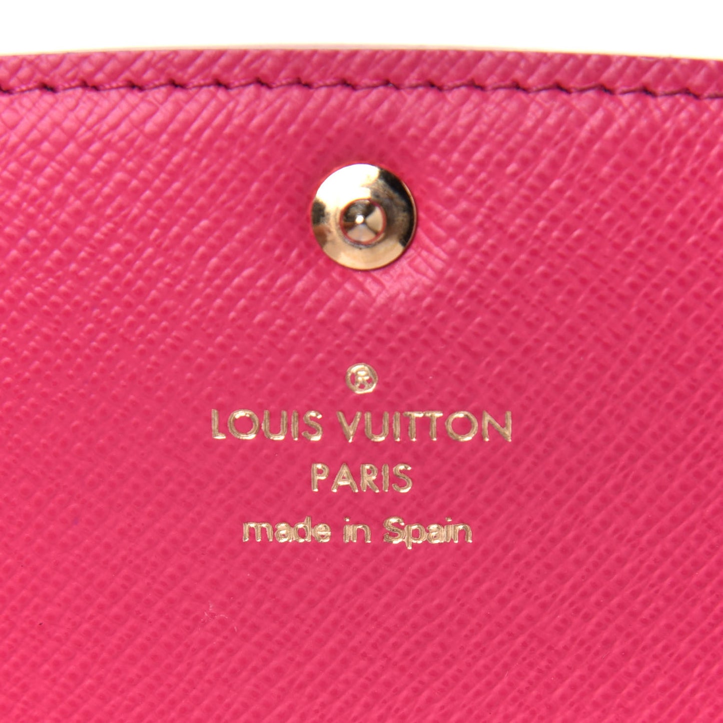 Monogram Bloom Flower Emilie Wallet Fuchsia
