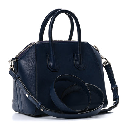 Givenchy Sugar Goatskin Mini Antigona Navy 2 of 22