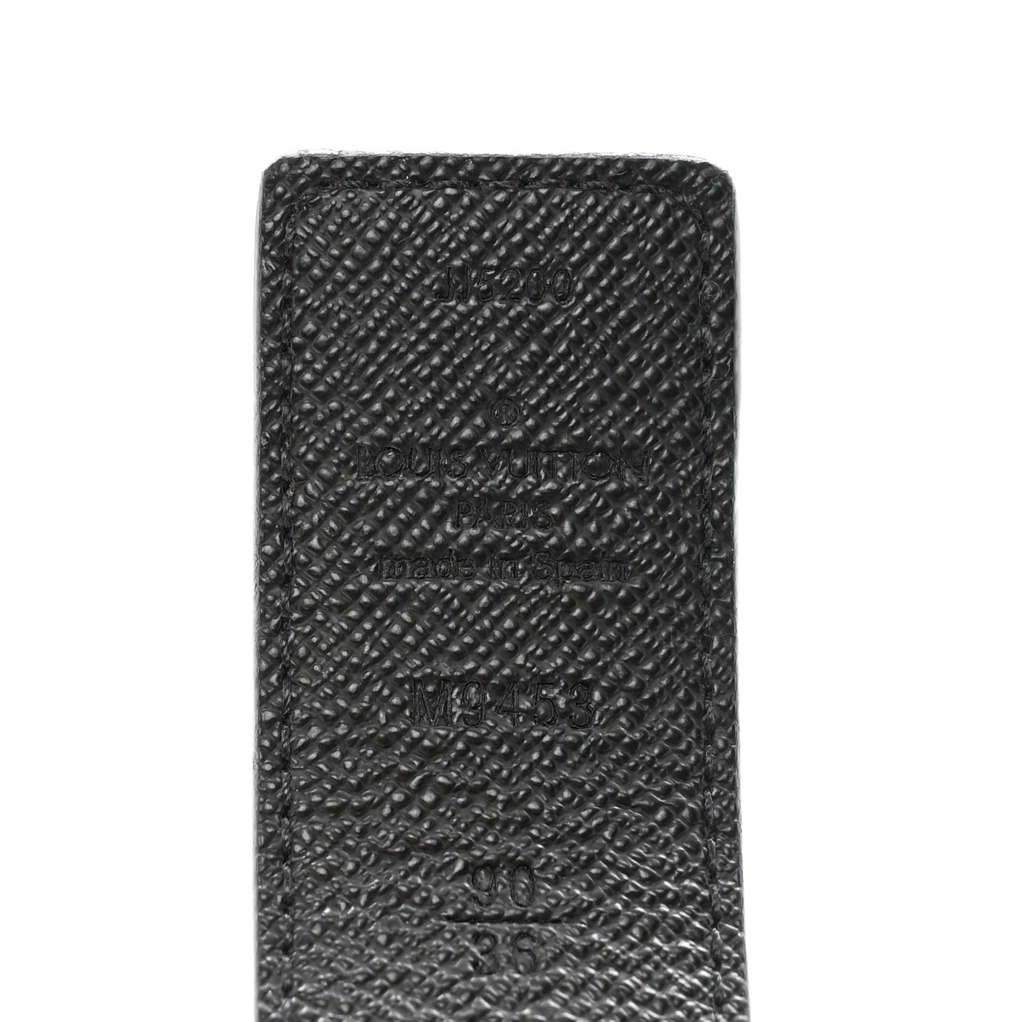Calfskin Monogram 30mm LV Initiales Reversible Belt 90 36 Black
