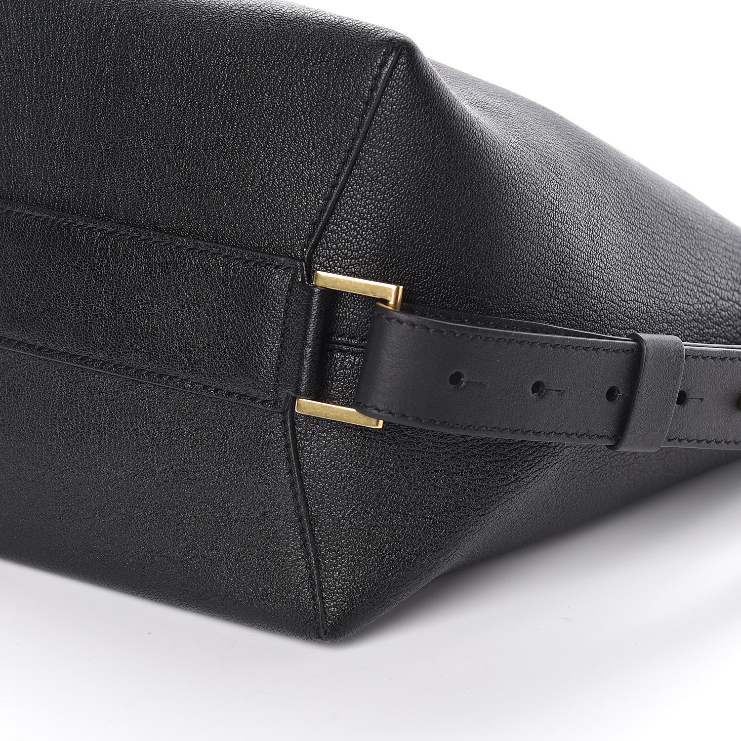 Givenchy Grained Calfskin GV Bucket Bag Black 8 of 9