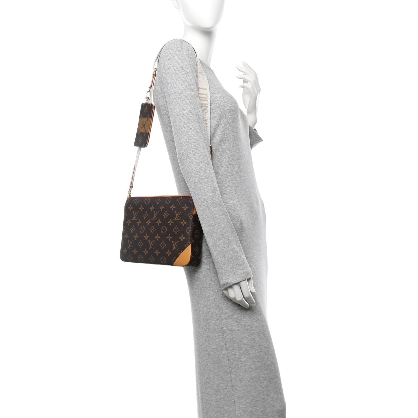 X NIGO Reverse Monogram Stripes Trio Messenger