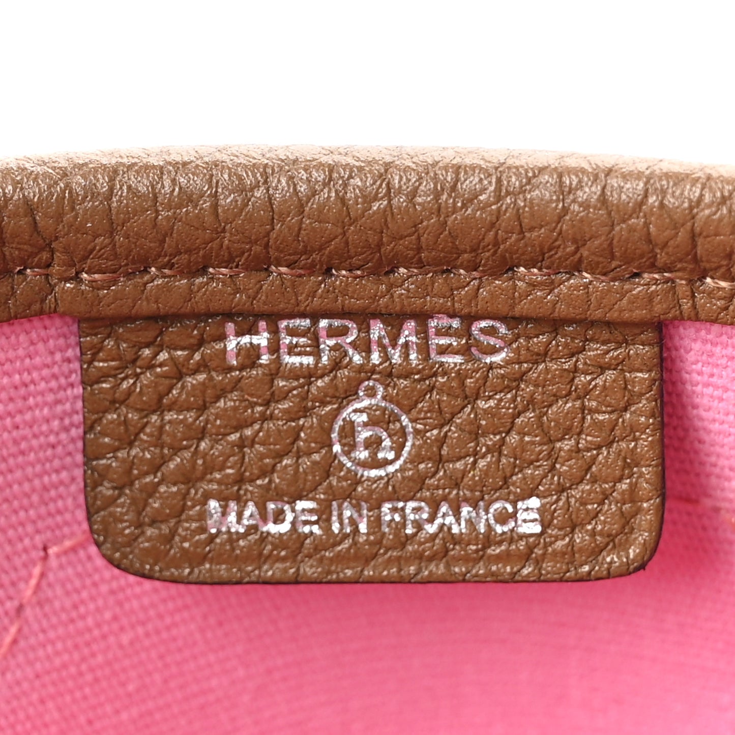 Canvas Calfskin Petit H Bell Tote Bag Rose Gold