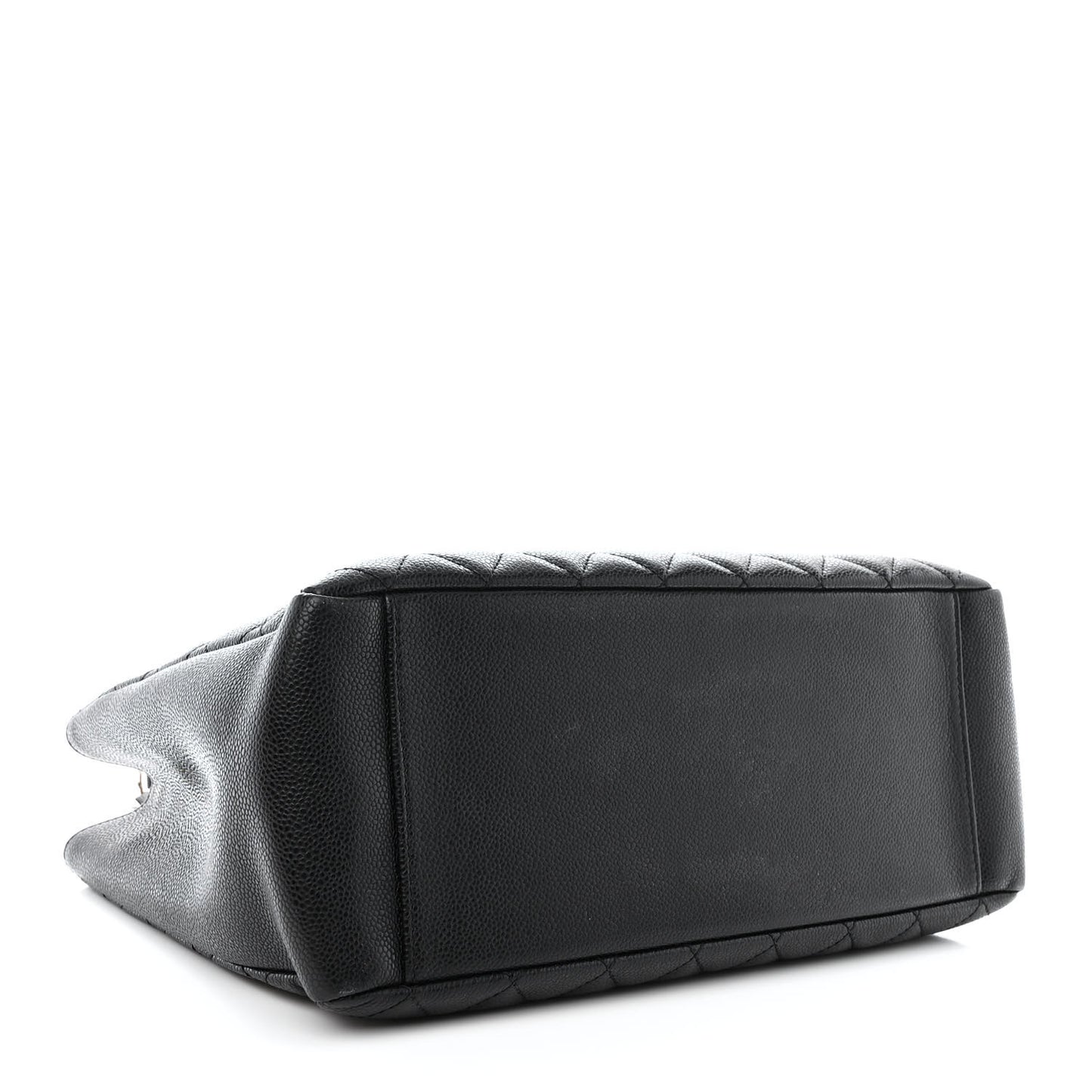 Caviar Quilted Grand Shopping Tote GST Black