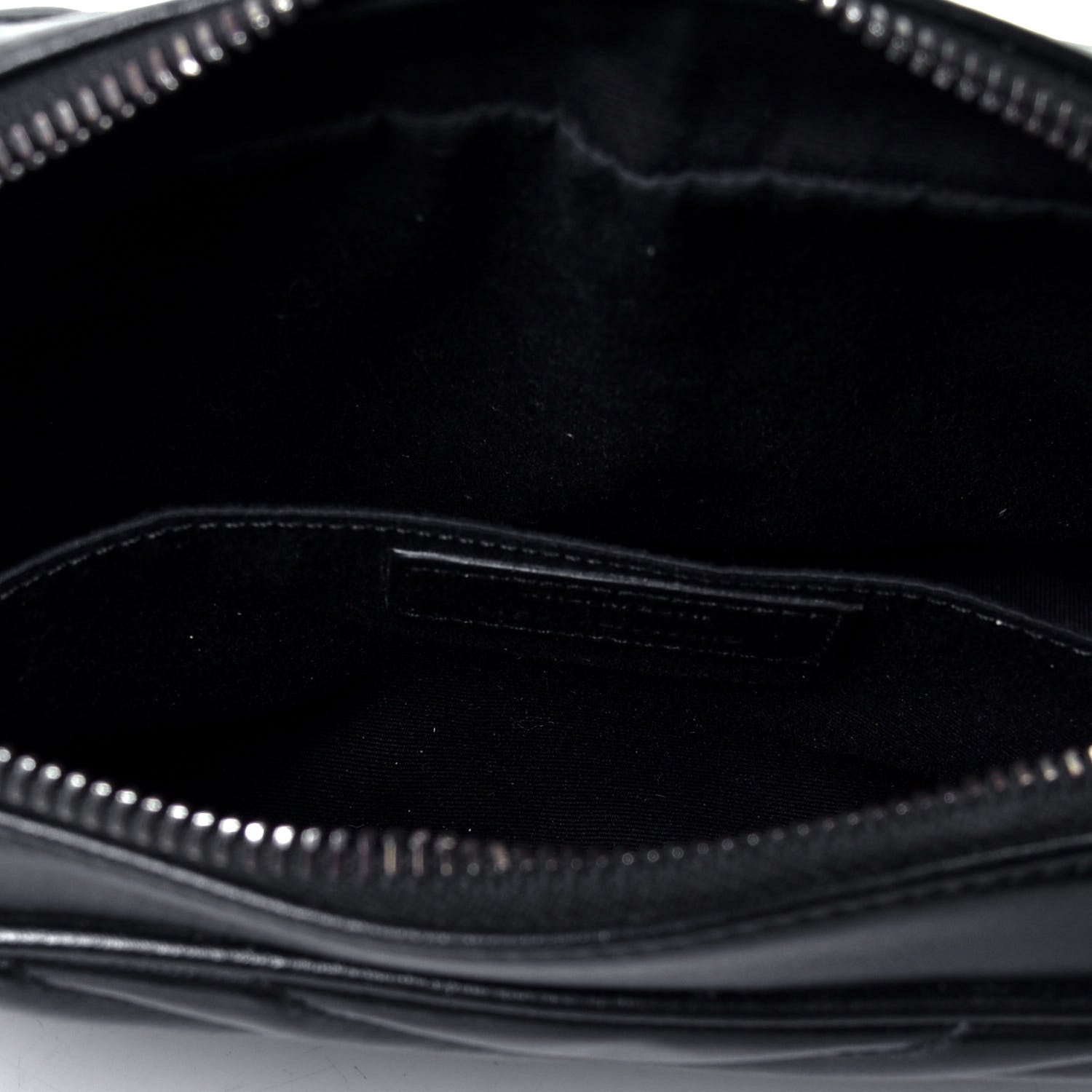 Saint Laurent Calfskin Matelasse Monogram Lou Camera Bag Black 4 of 4