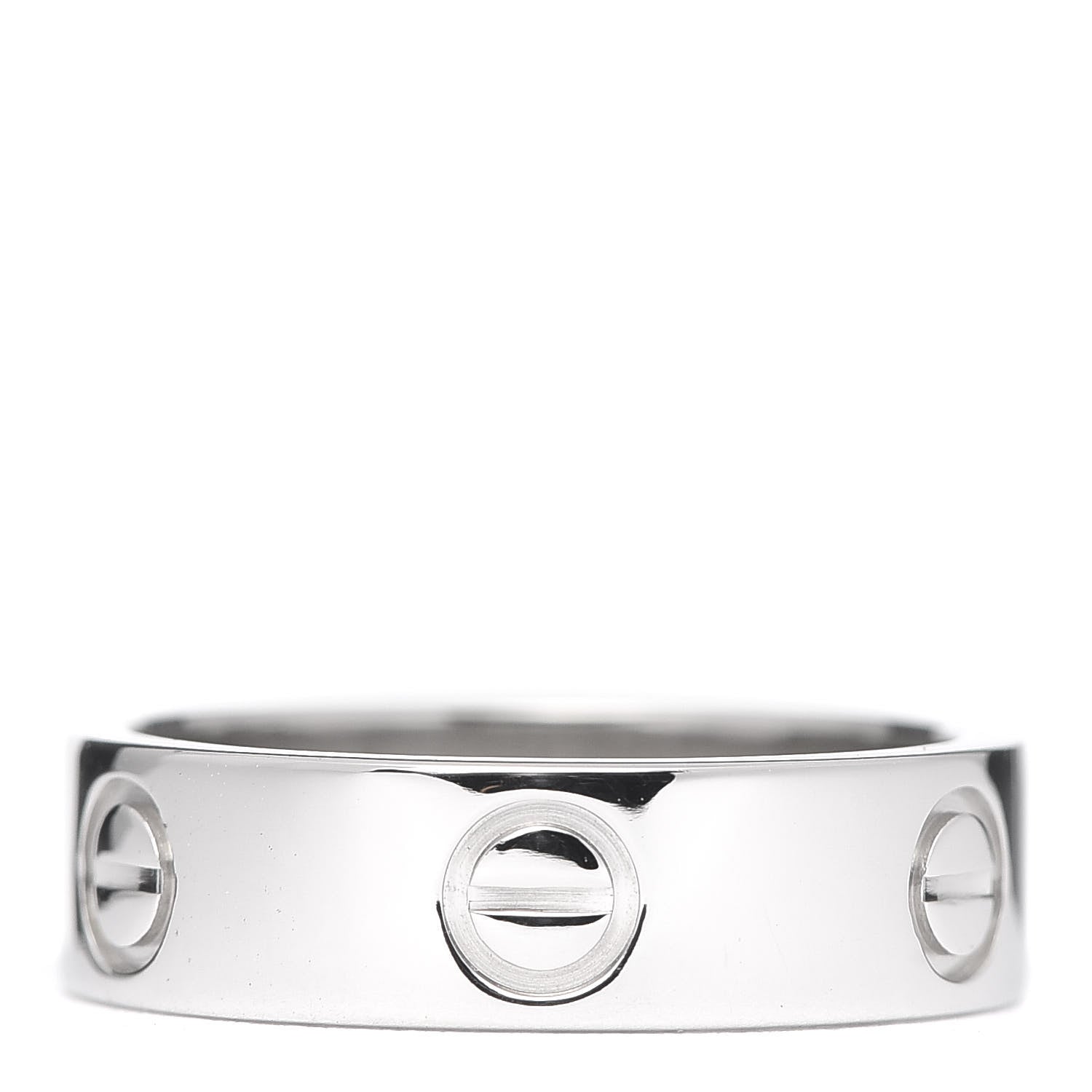 Cartier Platinum 5.5mm LOVE Ring 53 6.25 1 of 6