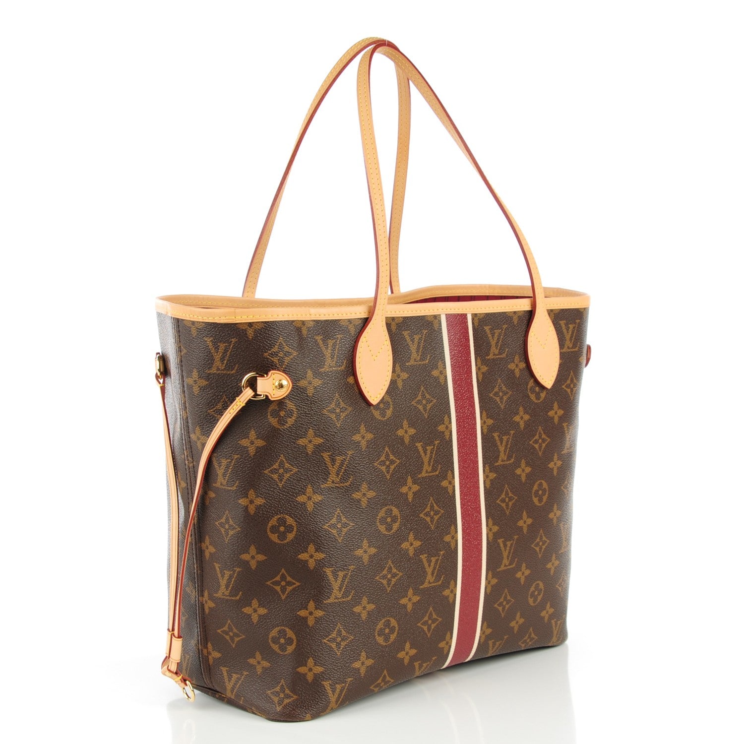 Louis Vuitton Monogram My LV Heritage Neverfull MM Bordeaux Ivory 3 of 8