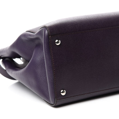 Fendi Vitello Elite Regular 2Jours Tote Ametista 6 of 10