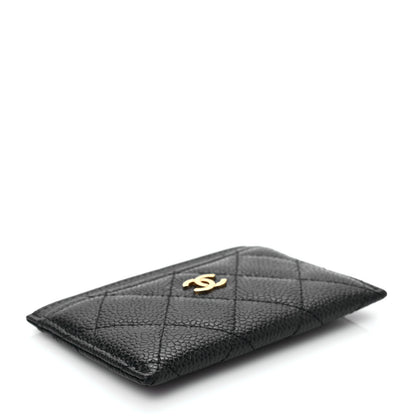 Chanel Caviar Quilted Card Holder Black 4 of 9