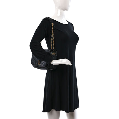 Saint Laurent Lambskin Matelasse Monogram Small Jamie 4.3 Black 2 of 9