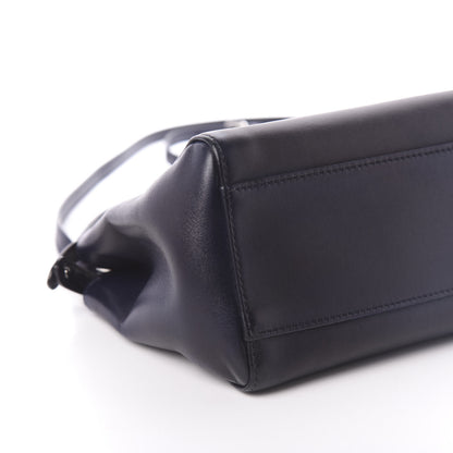 Fendi Nappa Mini Peekaboo Iconic Satchel Dark Blue 8 of 9