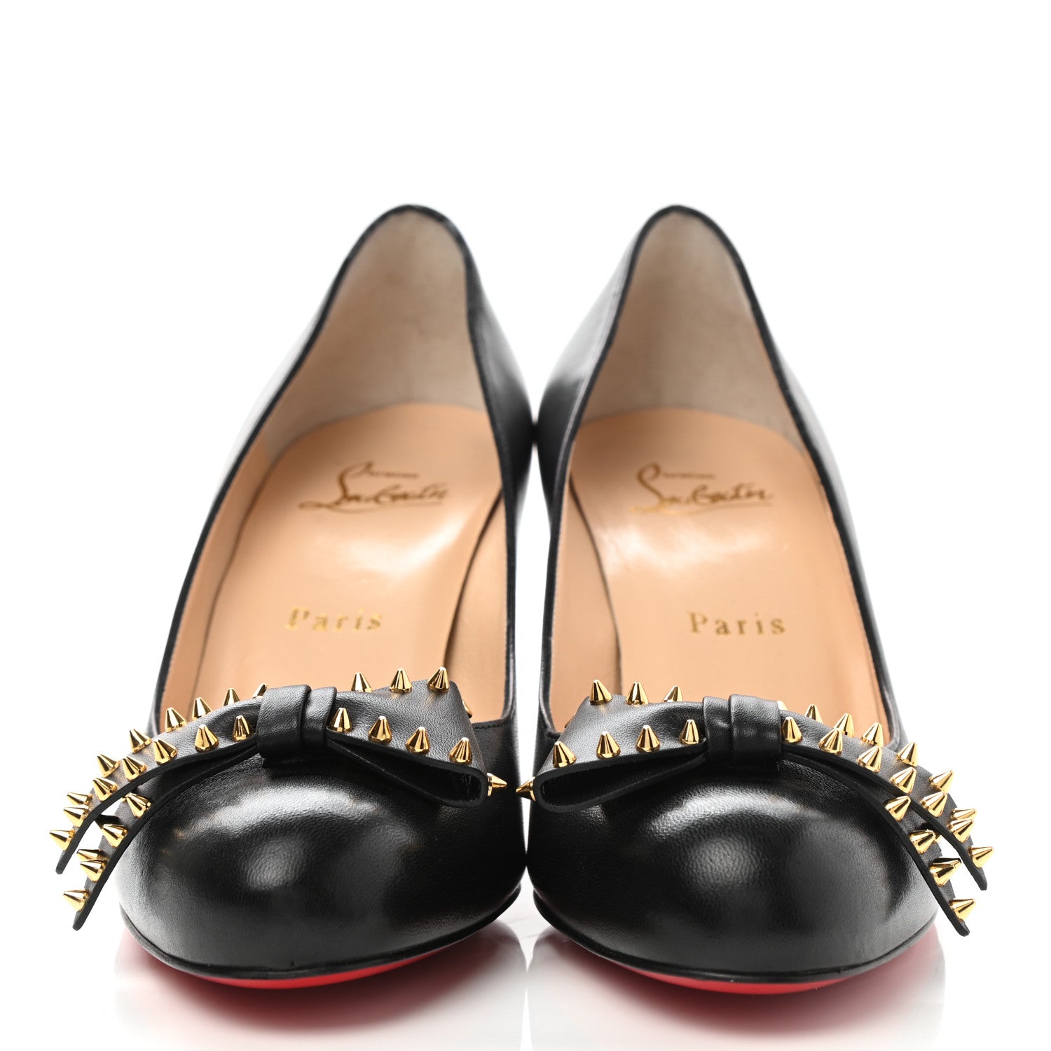 Christian Louboutin Shiny Nappa Ballalarina 70 Pumps 37 Black 2 of 9