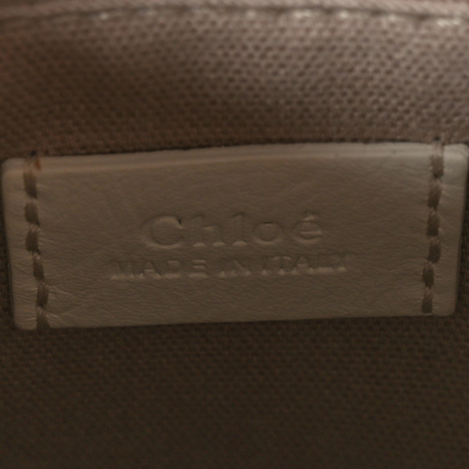 Chloe Smooth Calfskin Mini Roy Bucket Bag Natural White 6 of 10