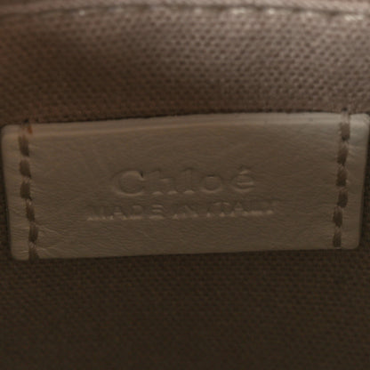 Chloe Smooth Calfskin Mini Roy Bucket Bag Natural White 6 of 10