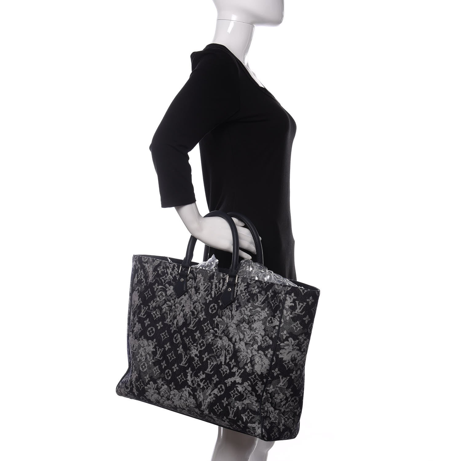 Louis Vuitton Monogram Tapestry Grand Sac Bleu 2 of 8