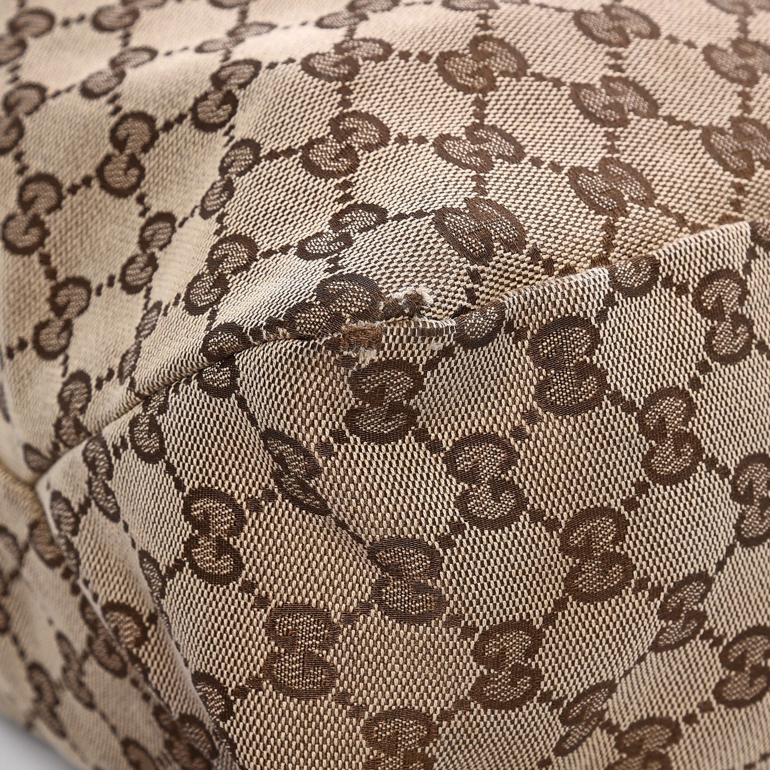 Gucci Monogram Large Horsebit Chain Hobo Dark Brown 9 of 14