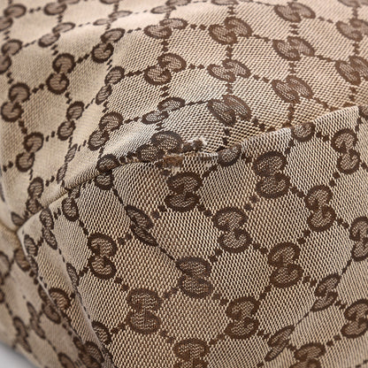 Gucci Monogram Large Horsebit Chain Hobo Dark Brown 9 of 14