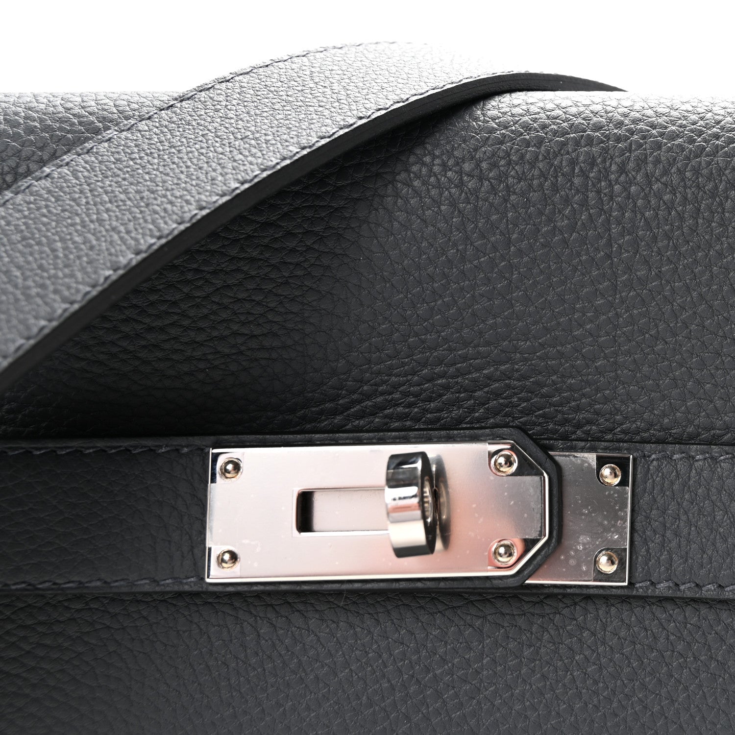 Hermes Togo Kelly Messenger PM Gris Misty 7 of 10