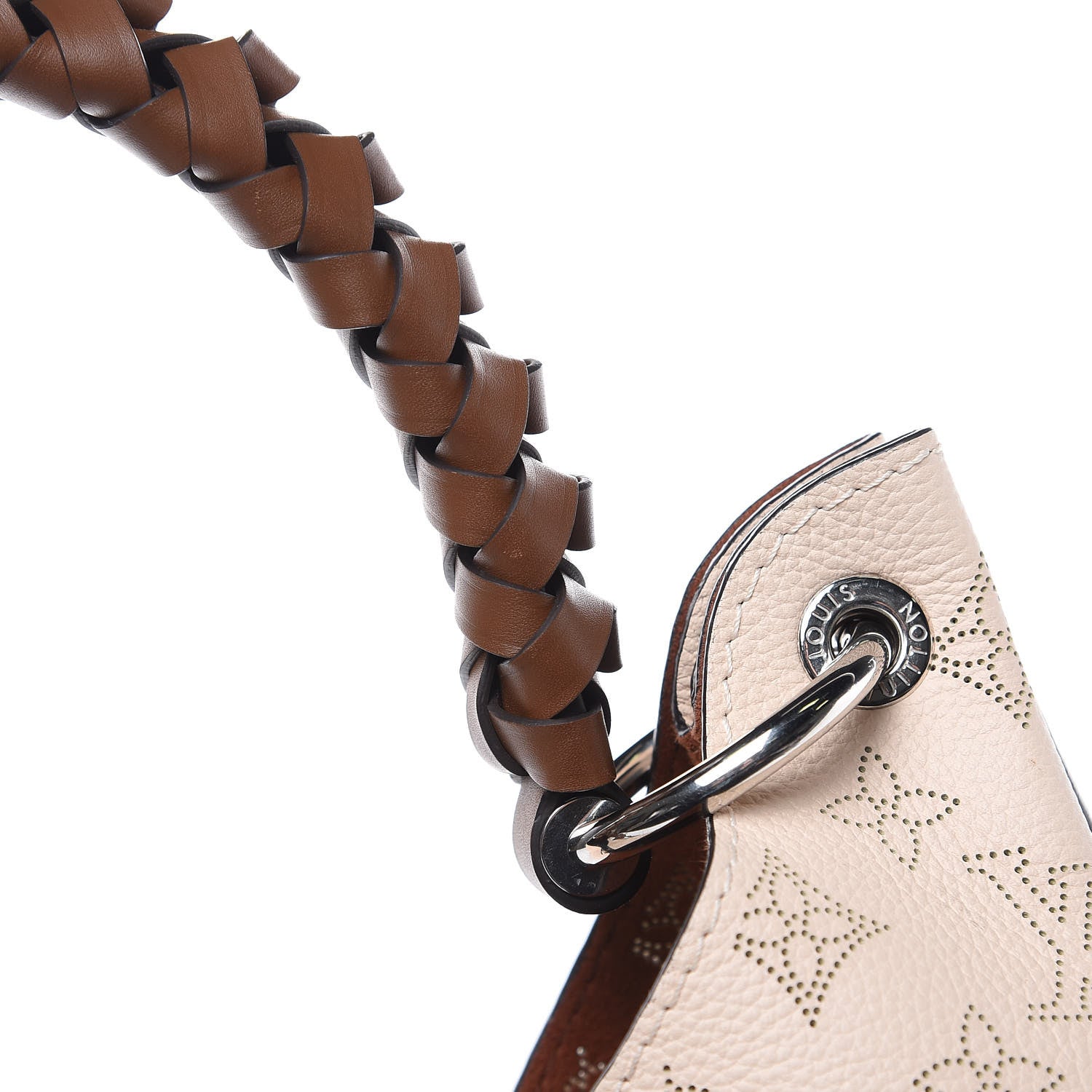 Louis Vuitton Mahina Carmel Hobo Creme 9 of 10