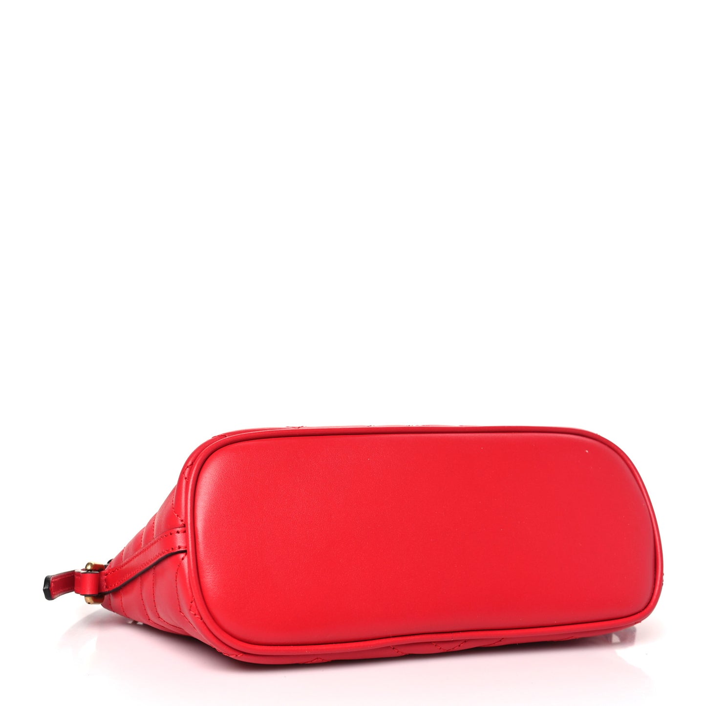 Calfskin Matelasse Chevron GG Marmont Sling Shoulder Bag Rosso