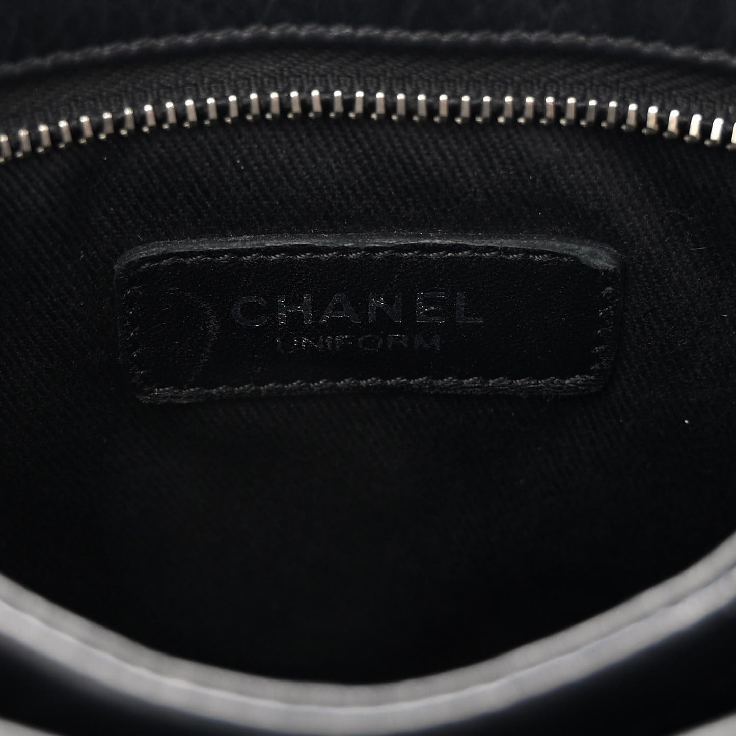 Aged Calfskin Quilted Crossbody Bag Black