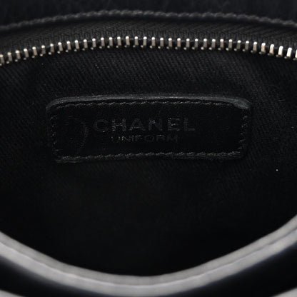 Chanel Aged Calfskin Quilted Crossbody Bag Black 6 of 10