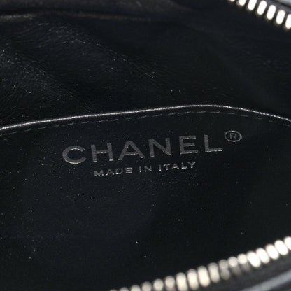 Chanel Caviar Chevron Quilted Camera Case  Black 6 of 10