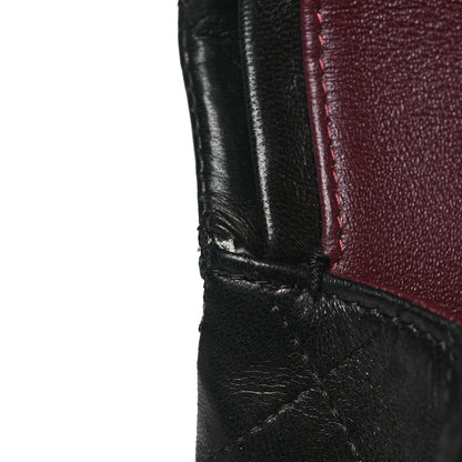 Chanel Lambskin Quilted Medium Double Flap Black 12 of 12