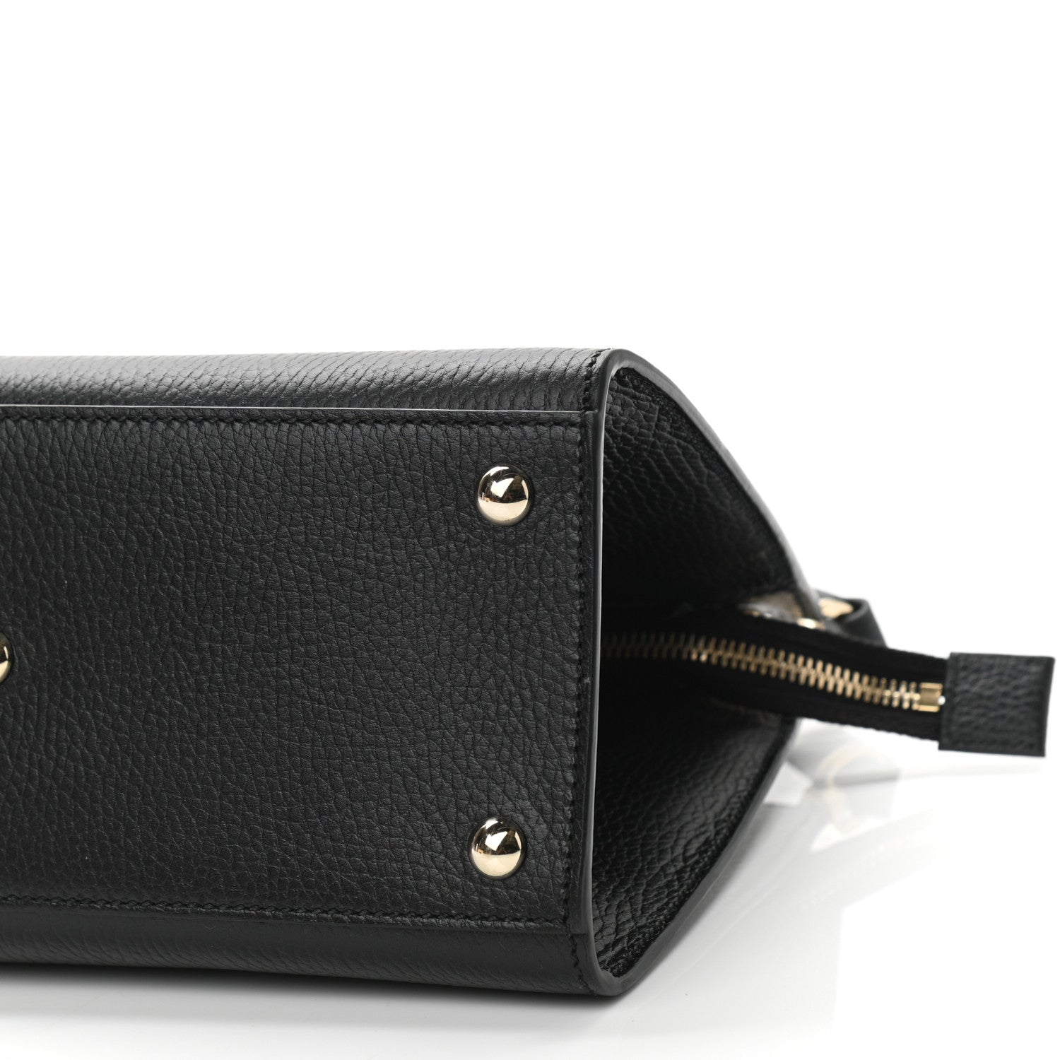 Gucci Dollar Calfskin Medium Soho Top Handle Satchel Black 10 of 10