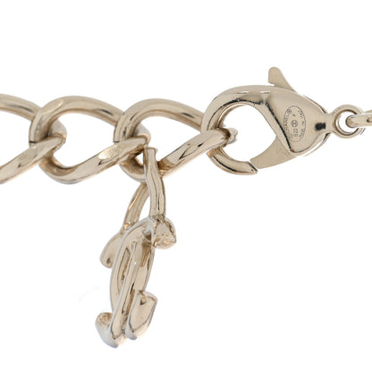 Chanel Metal Lambskin CC Choker Necklace Black Gold 4 of 4