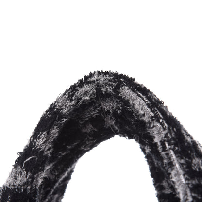 Chanel Terry Cotton CC Tote Black Grey 10 of 14