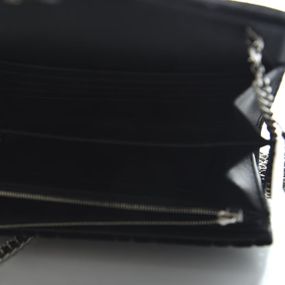 Gucci Velvet GG Monogram Mini Dionysus Chain Wallet Black 5 of 9